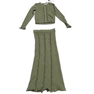 Matilda Wavy Ribbed Set